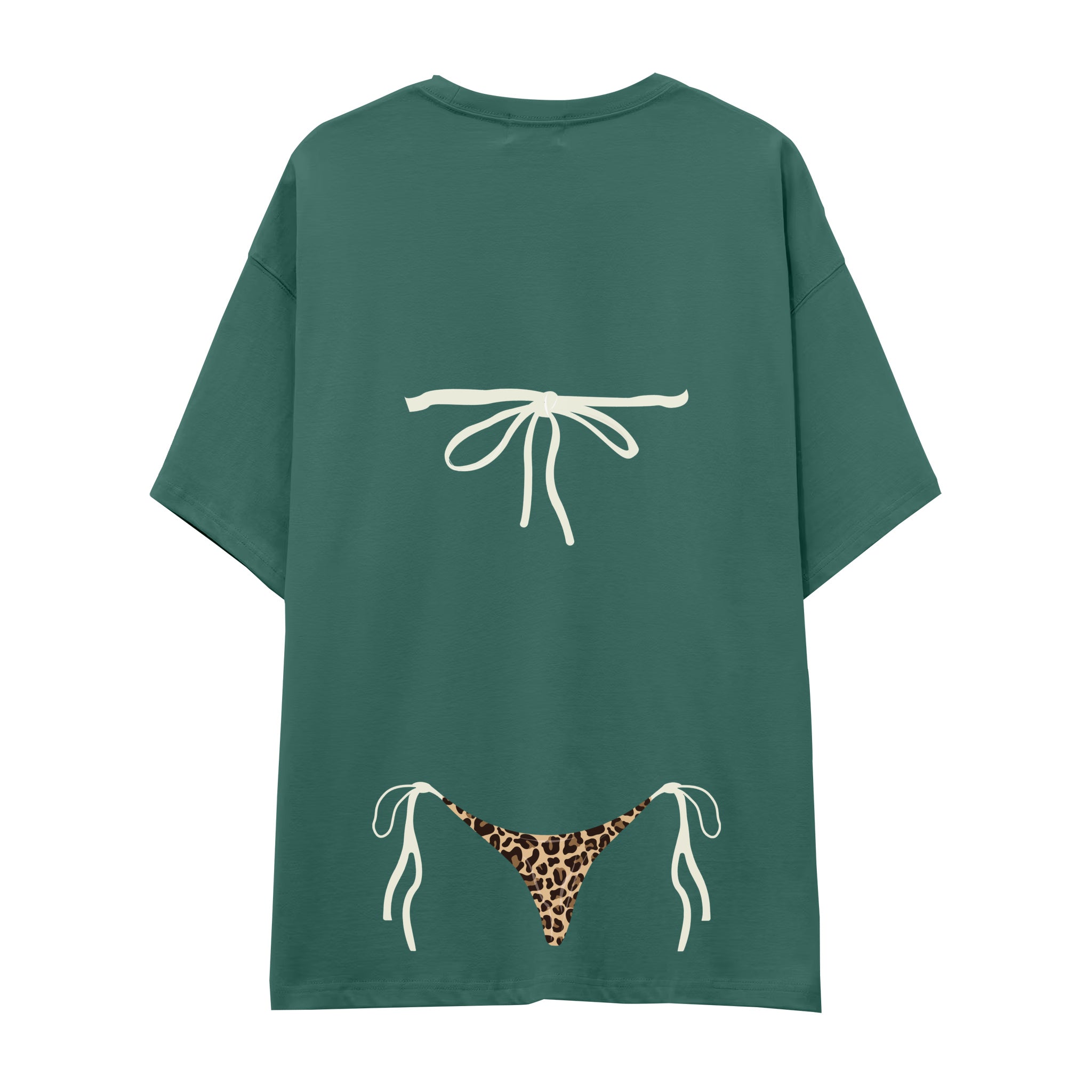 Leopard Bikini Oversize Tişört