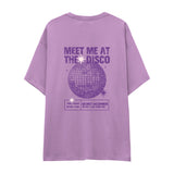 Meet Me At The Disco Oversize Tişört