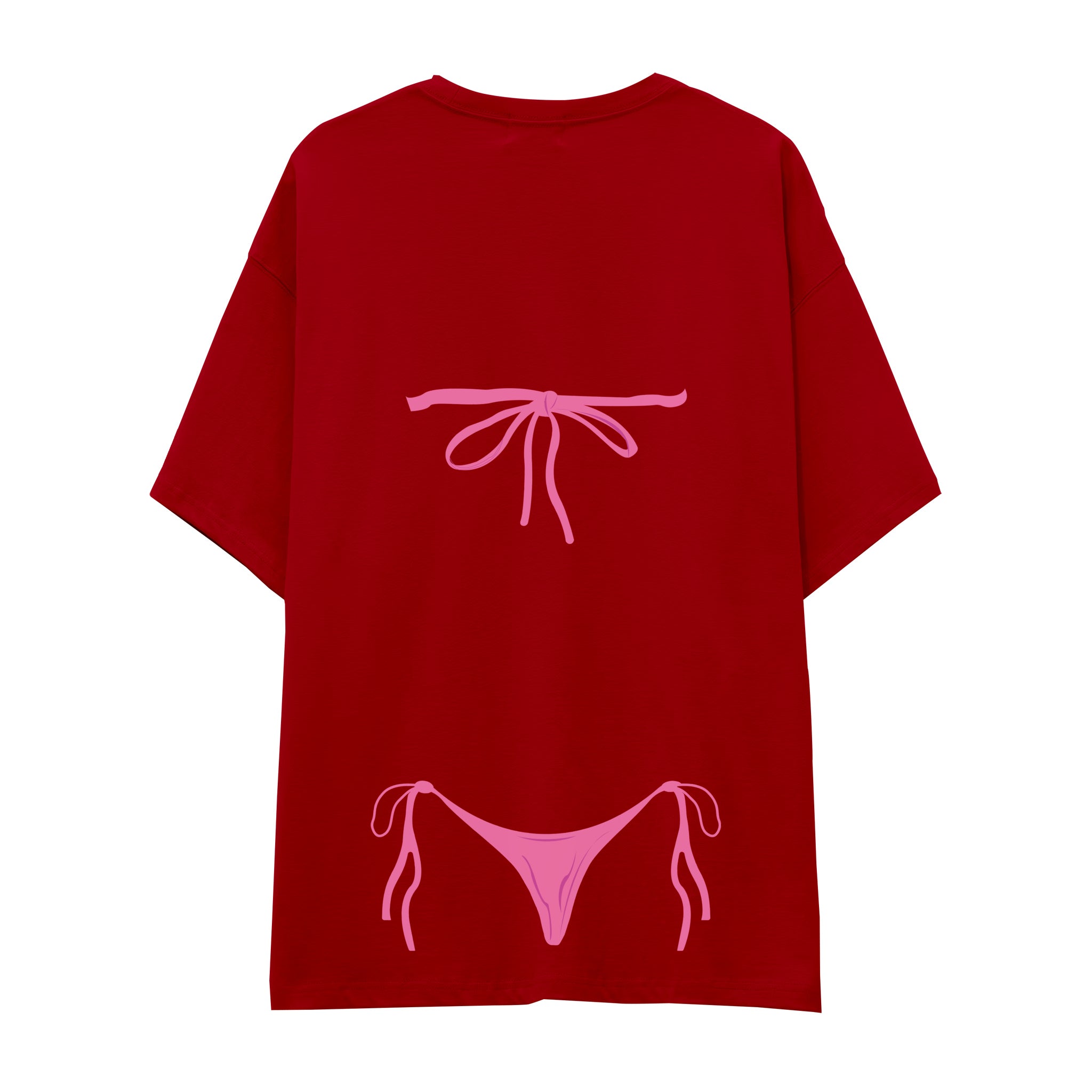 Pink Bikini Oversize Tişört