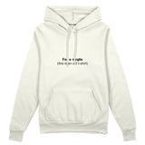 Virgin Energy Oversize Hoodie Beyaz Ön