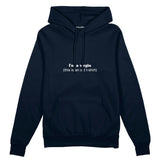 Virgin Energy Oversize Hoodie Lacivert Ön