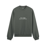 Virgin Energy Oversize Sweatshirt Antrasit Ön