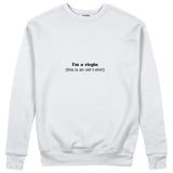 Virgin Energy Sweatshirt Beyaz Ön