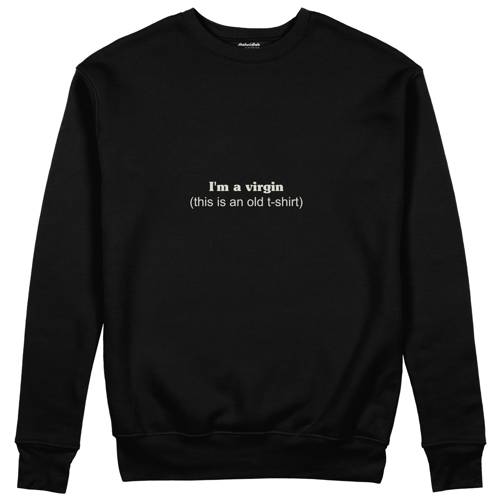 Virgin Energy Sweatshirt Siyah Ön