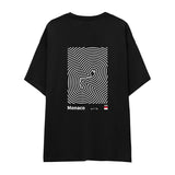 Circuit de Monaco Artwork Oversize Tişört