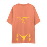 Yellow Bikini Oversize Tişört