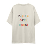Kişiye Özel Baskılı Oversize Tişört