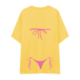 Pink Bikini Oversize Tişört