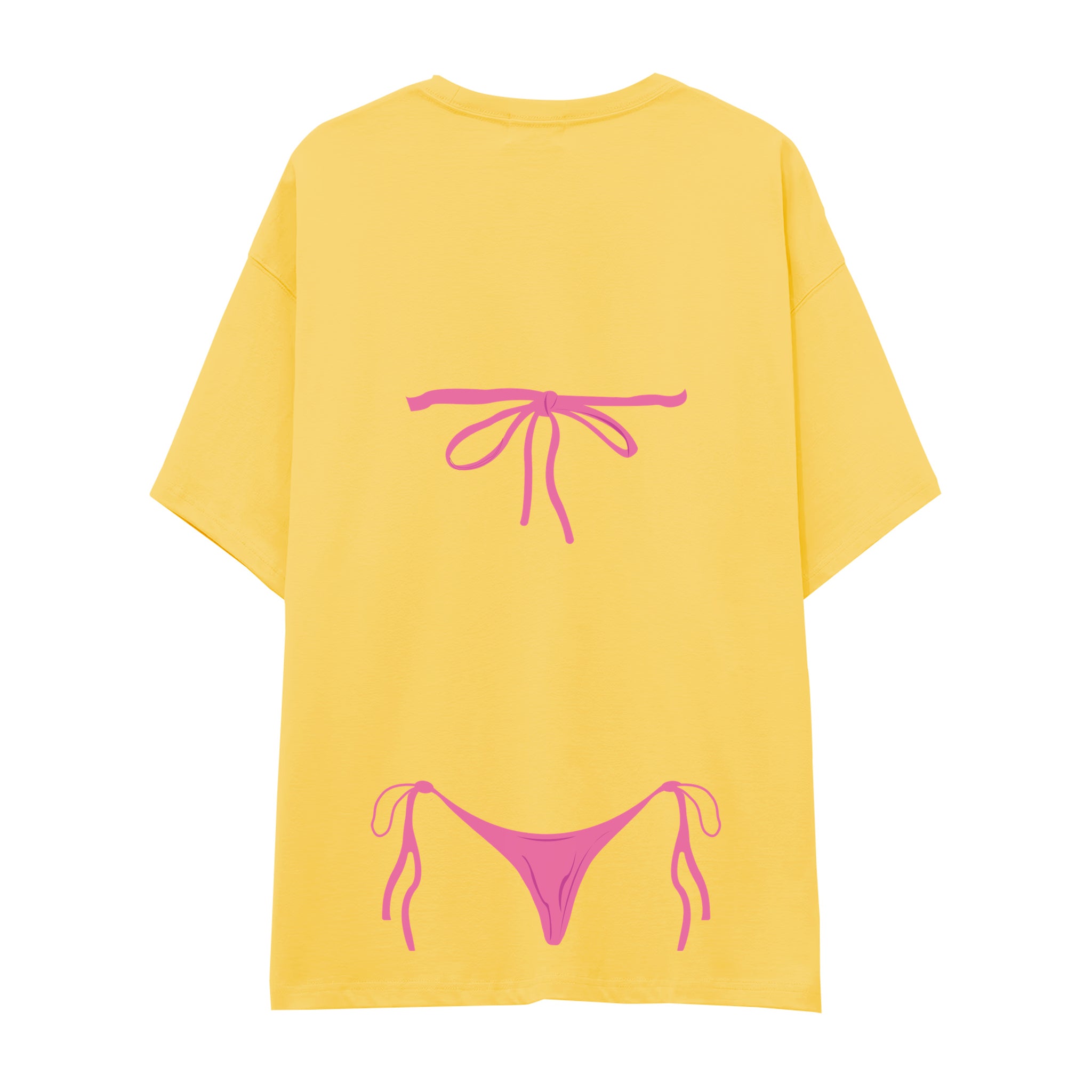 Pink Bikini Oversize Tişört