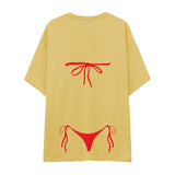 Red Bikini Oversize Tişört