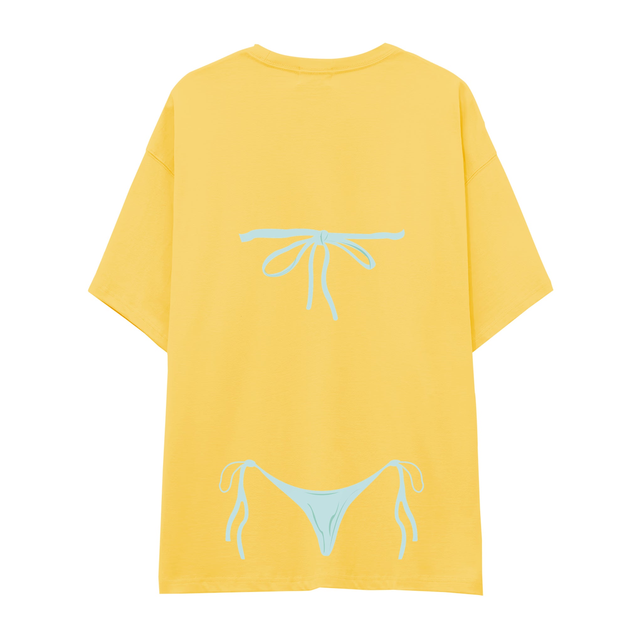 Blue Bikini Oversize Tişört