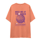 Meet Me At The Disco Oversize Tişört