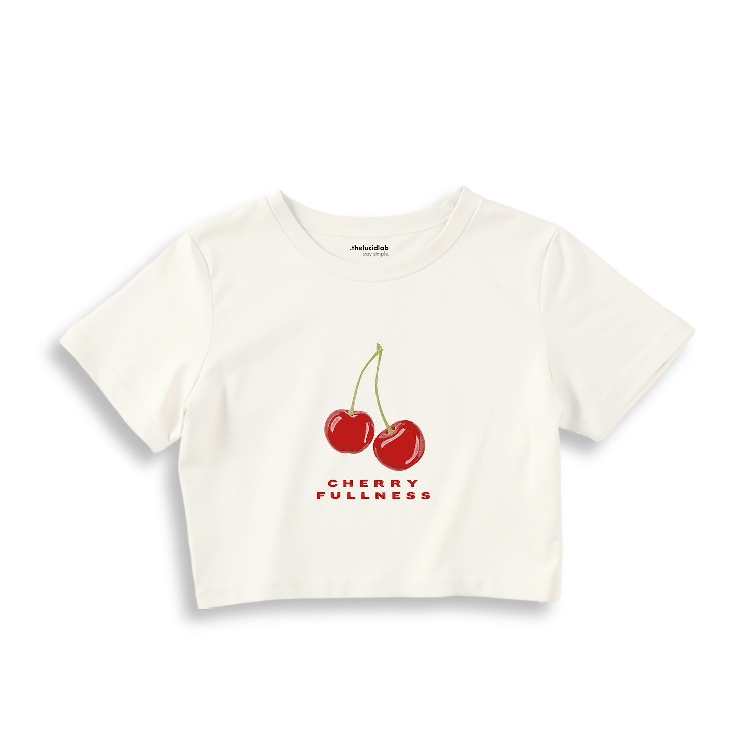 Cherry Fullness Crop Tişört