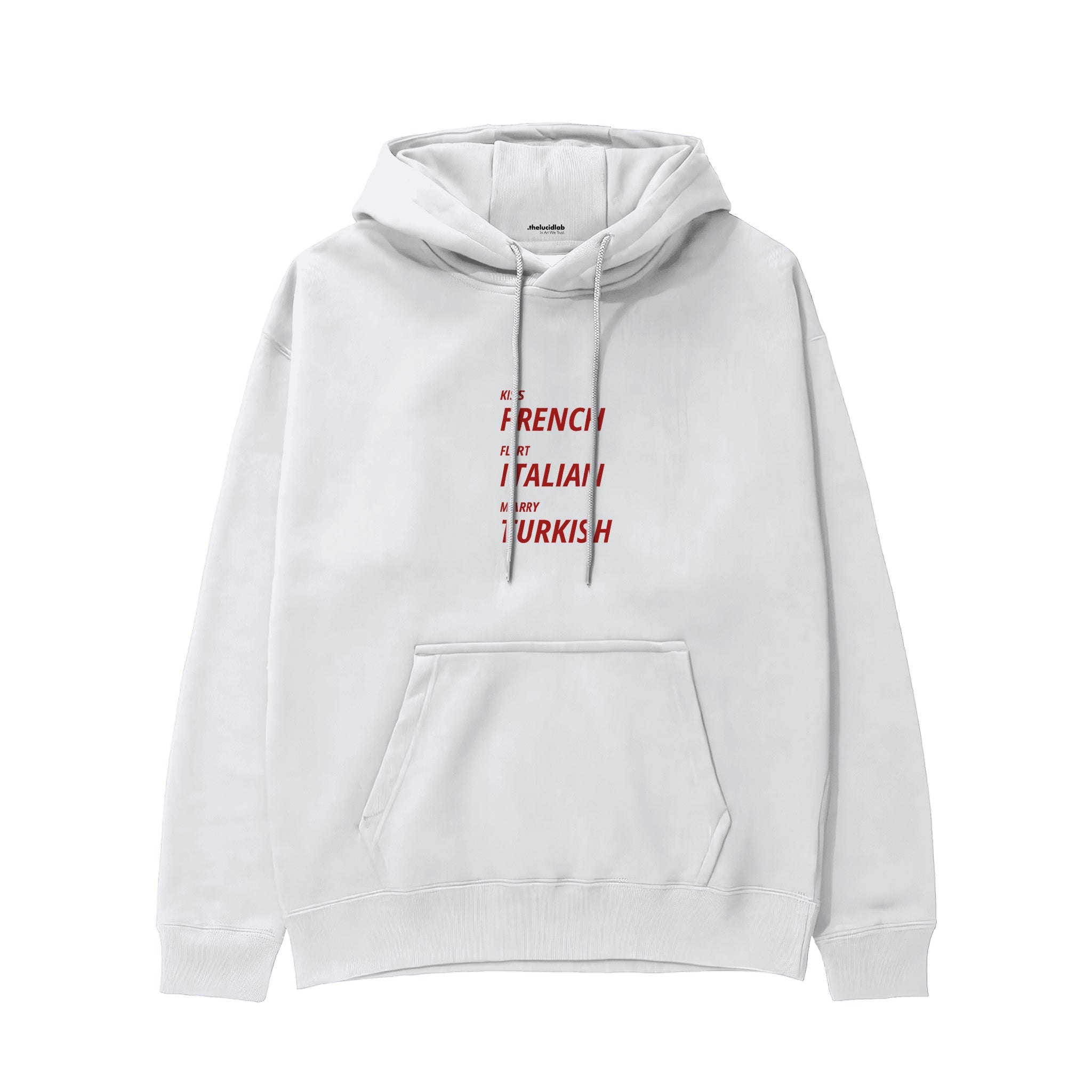 Kiss Flirt Marry Hoodie