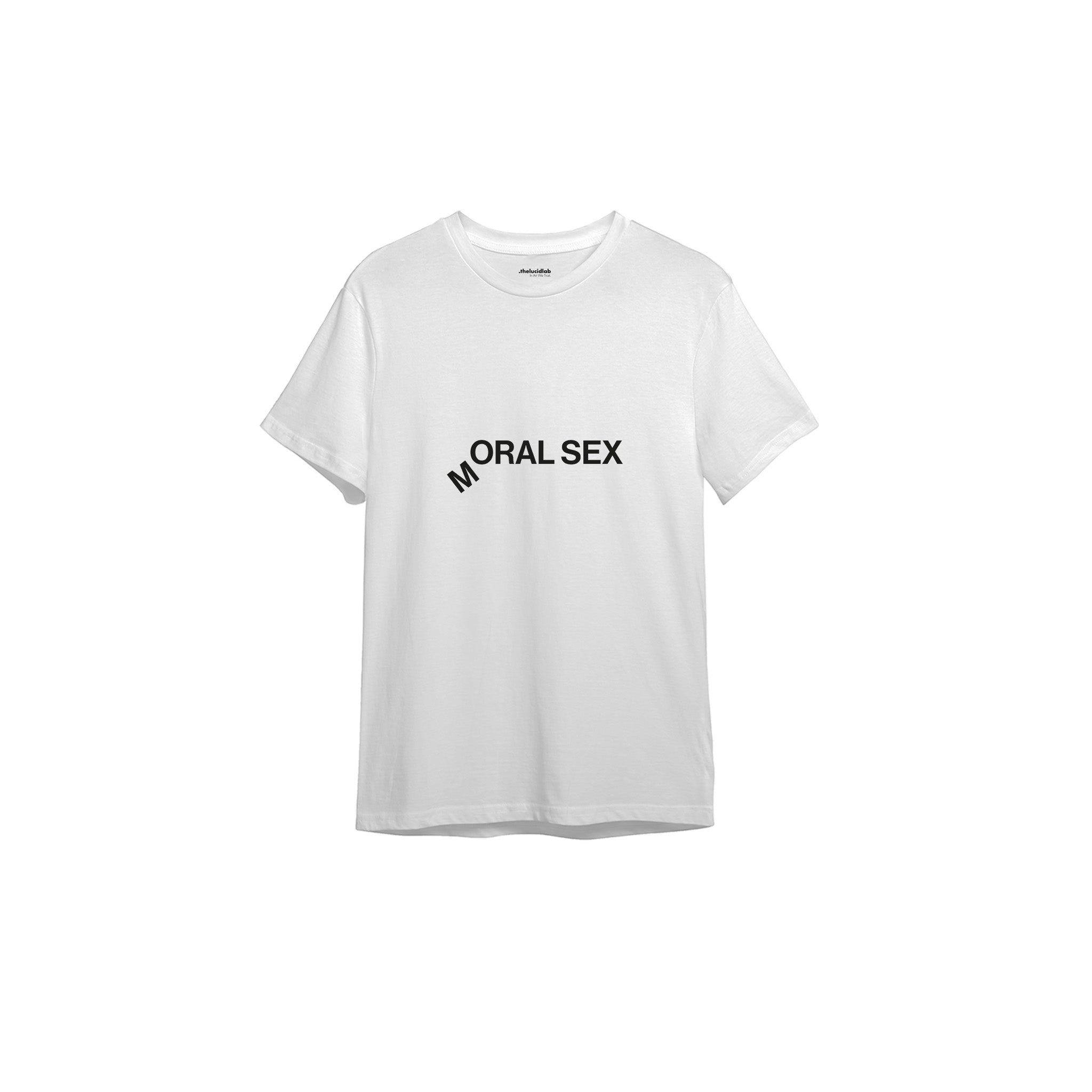 Moral Sex Tişört — Beyaz
