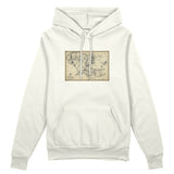 Yüzüklerin Efendisi Orta Dünya Haritası - Lord Of The Rings Oversize Hoodie