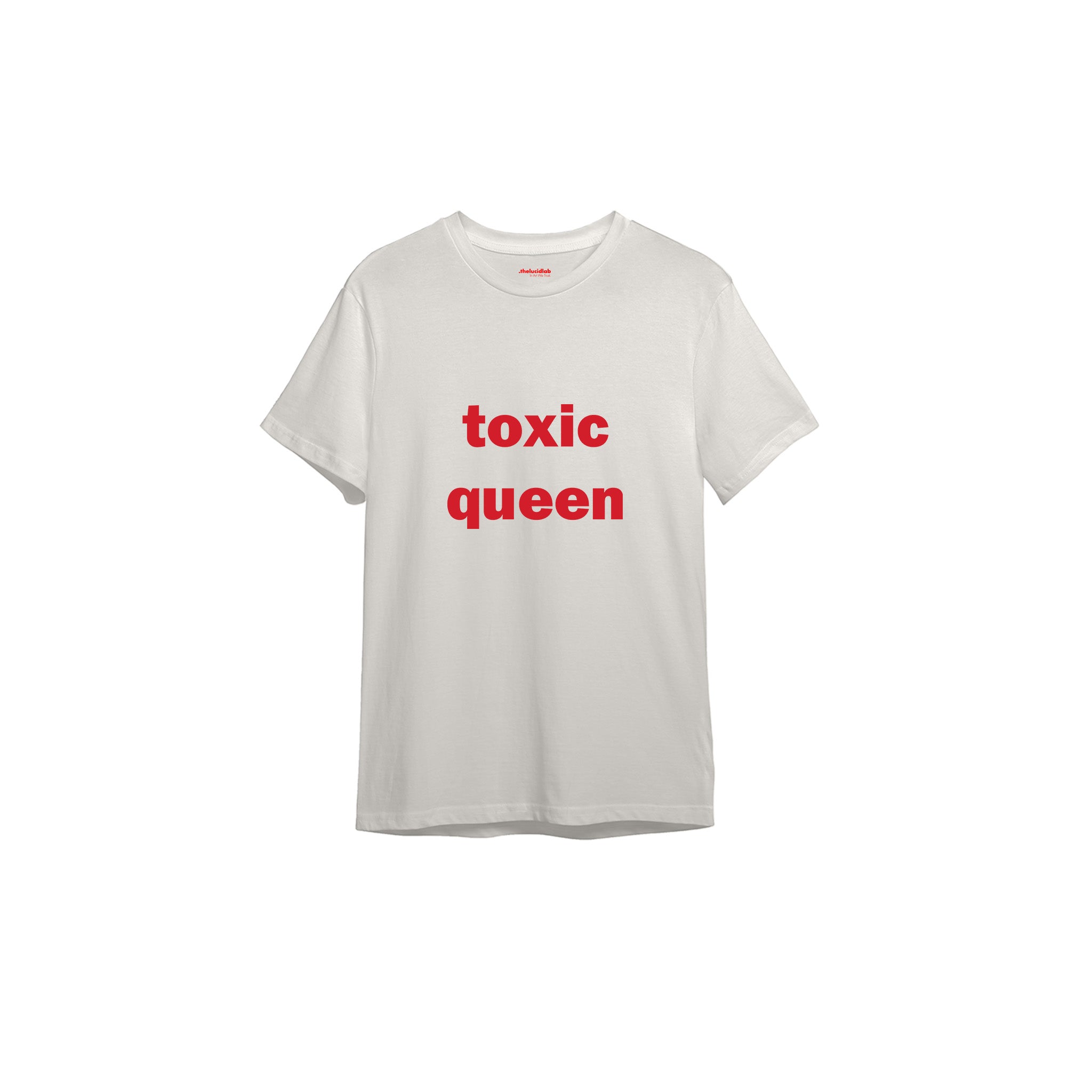 Toxic Queen Tişört — Ekru