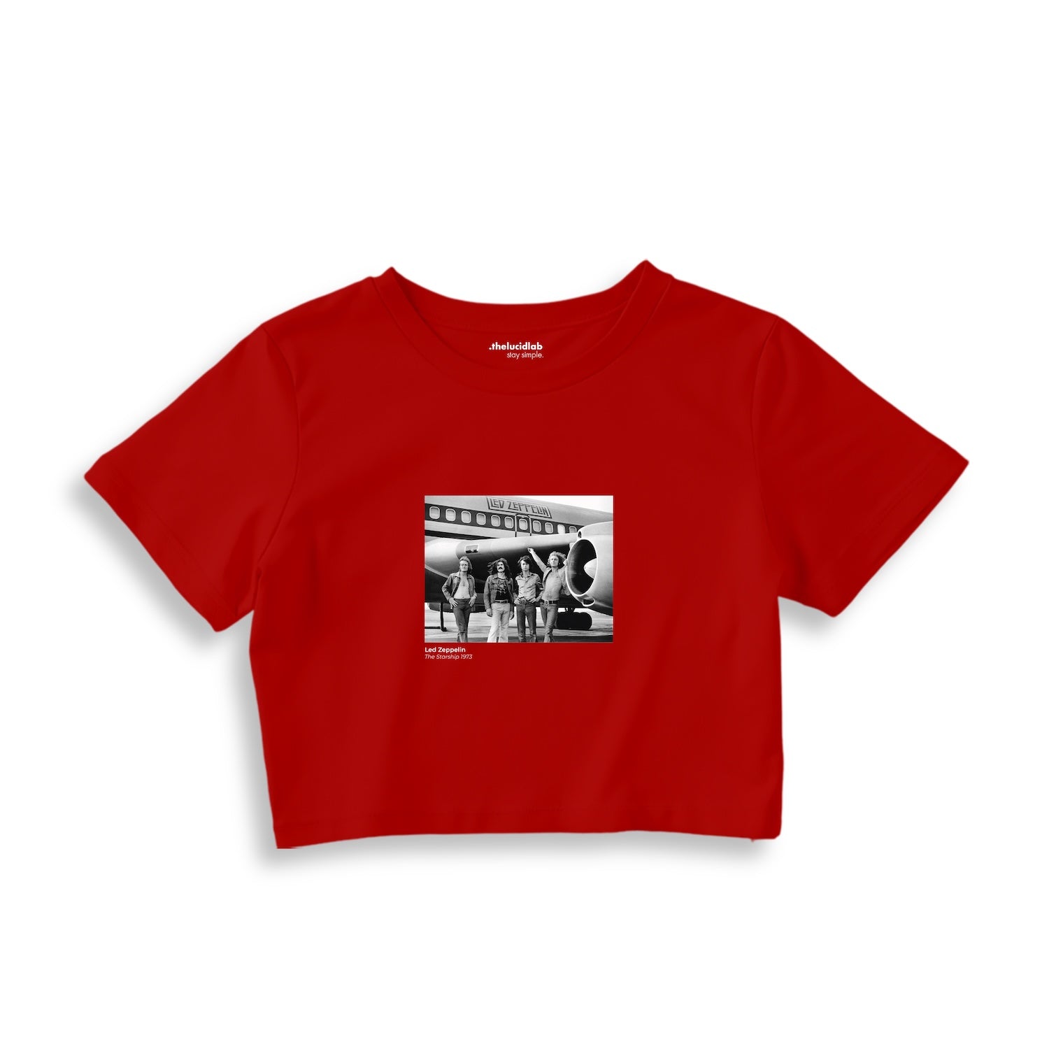 Led Zeppelin The Starship Crop Tişört