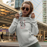 Perspektif Kanagawa Dalgası Oversize Hoodie