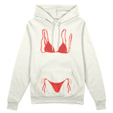 Red Bikini Oversize Hoodie