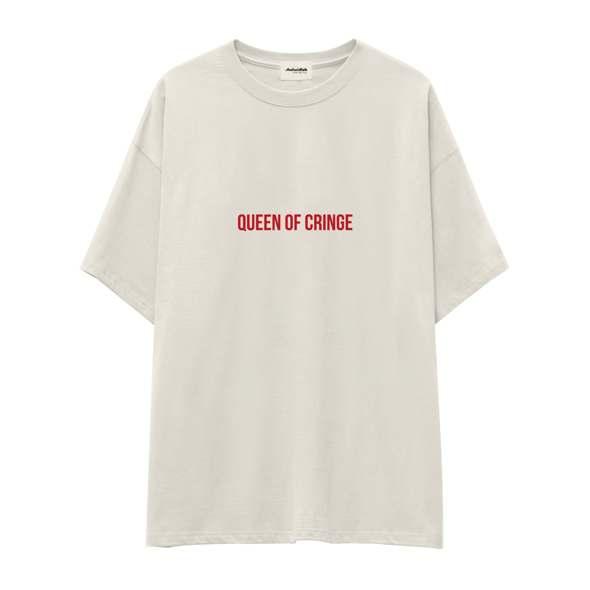 Queen Of Cringe Oversize Tişört