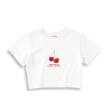Cherry Mood Crop Tişört