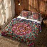 Mandala & Mor Mandala Çift Taraflı Nevresim Takımı