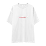 Imagine Nothing Oversize Tişört