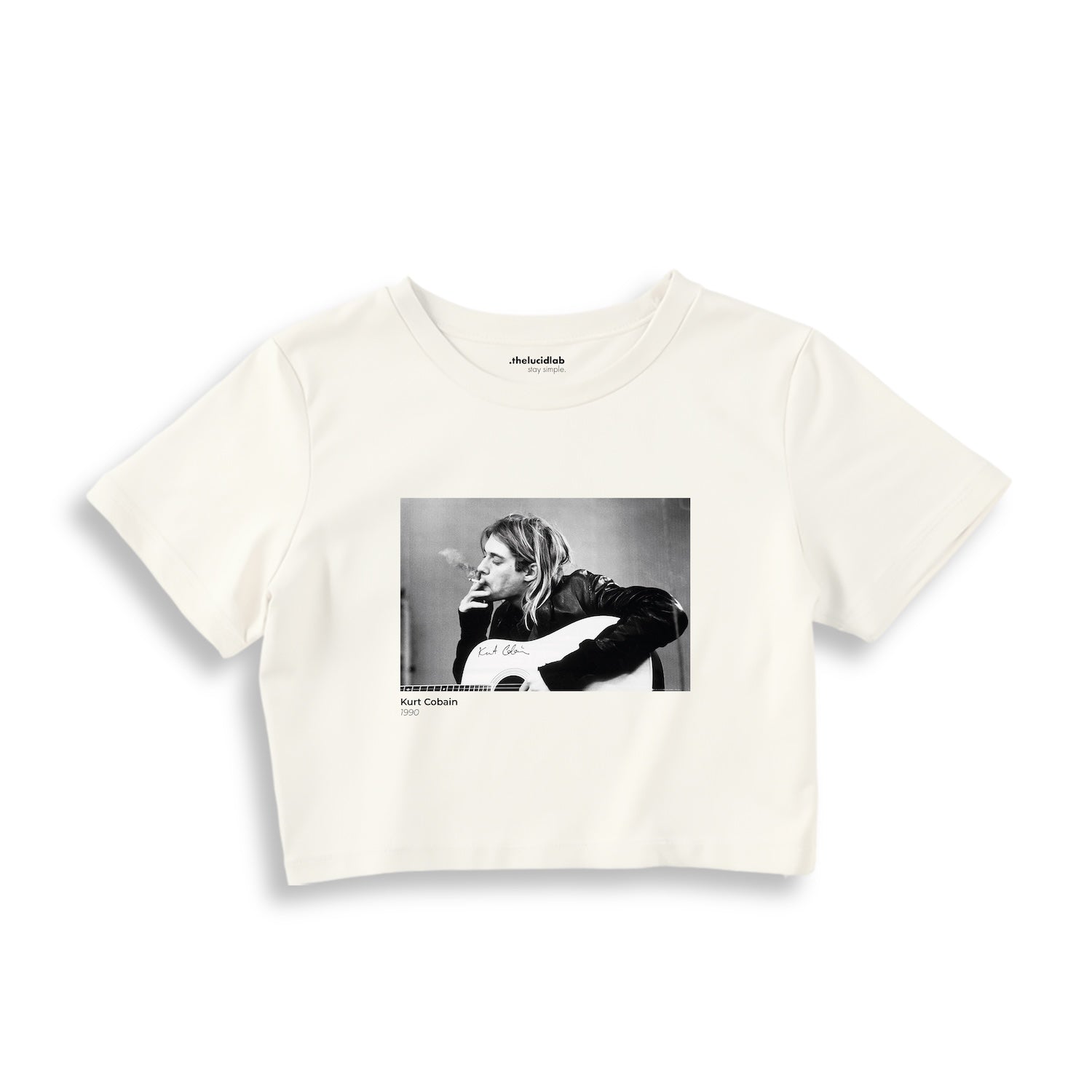 Kurt Cobain 1990 Crop Tişört