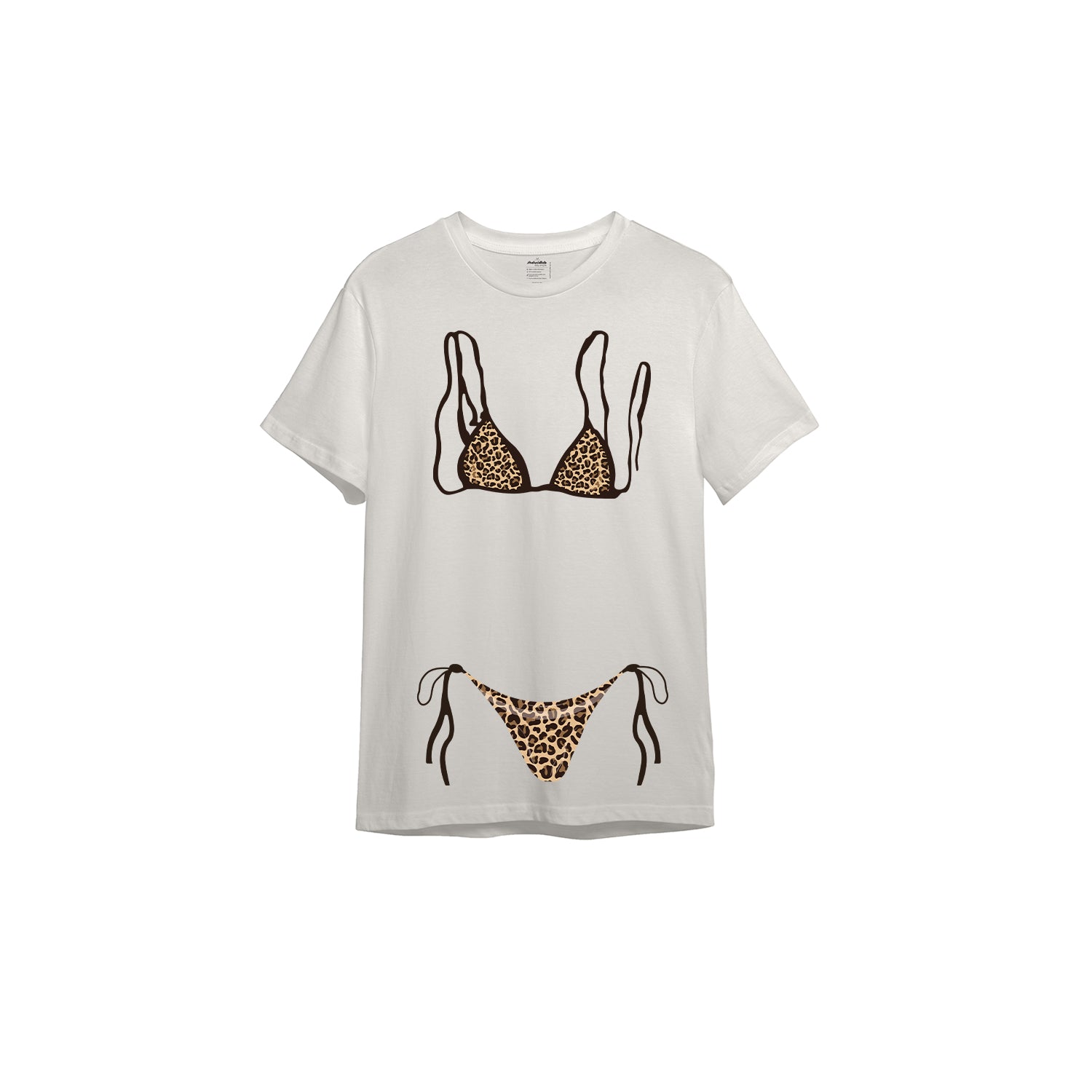 Leopard Bikini Tişört