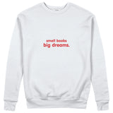 Small Boobs Big Dreams Sweatshirt