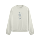 Sketches of Fish Oversize Sweatshirt