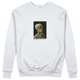 Skull of a Skeleton with Burning Cigarette Sweatshirt