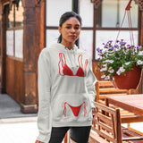 Red Bikini Oversize Hoodie