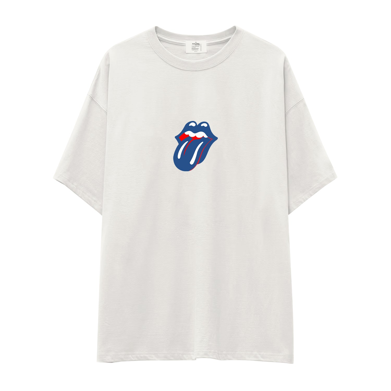 The Rolling Stones Blue Oversize Tişört