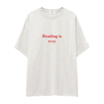 Reading Is Sexy Oversize Tişört