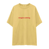 Imagine Nothing Oversize Tişört