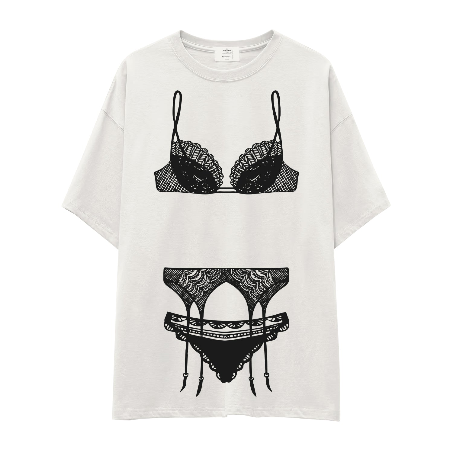 Noir Seduce Oversize Tişört
