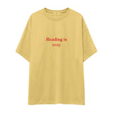 Reading Is Sexy Oversize Tişört