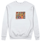 Color Study, Squares With Concentric Circles Sweatshirt