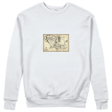 Yüzüklerin Efendisi Orta Dünya Haritası - Lord Of The Rings Sweatshirt