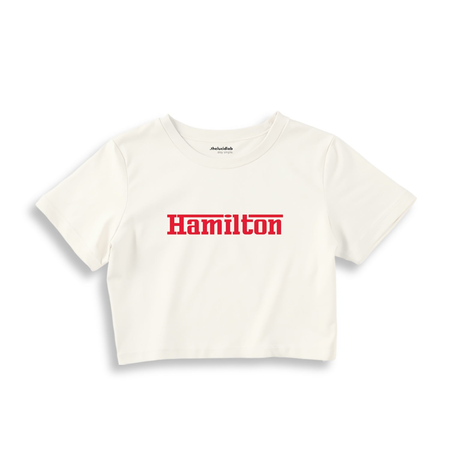 Hamilton / Ferrari Crop Tişört