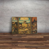 The Haywain Triptych Kanvas Tablo