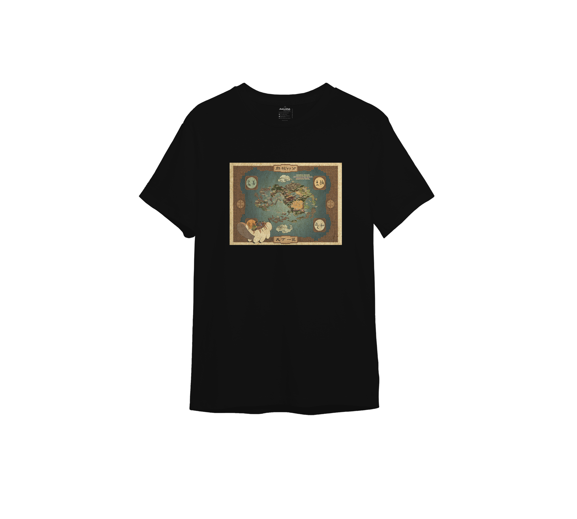 Avatar The Last Airbender Map Tişört