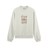 Christmas Reindeer Crew Oversize Sweatshirt