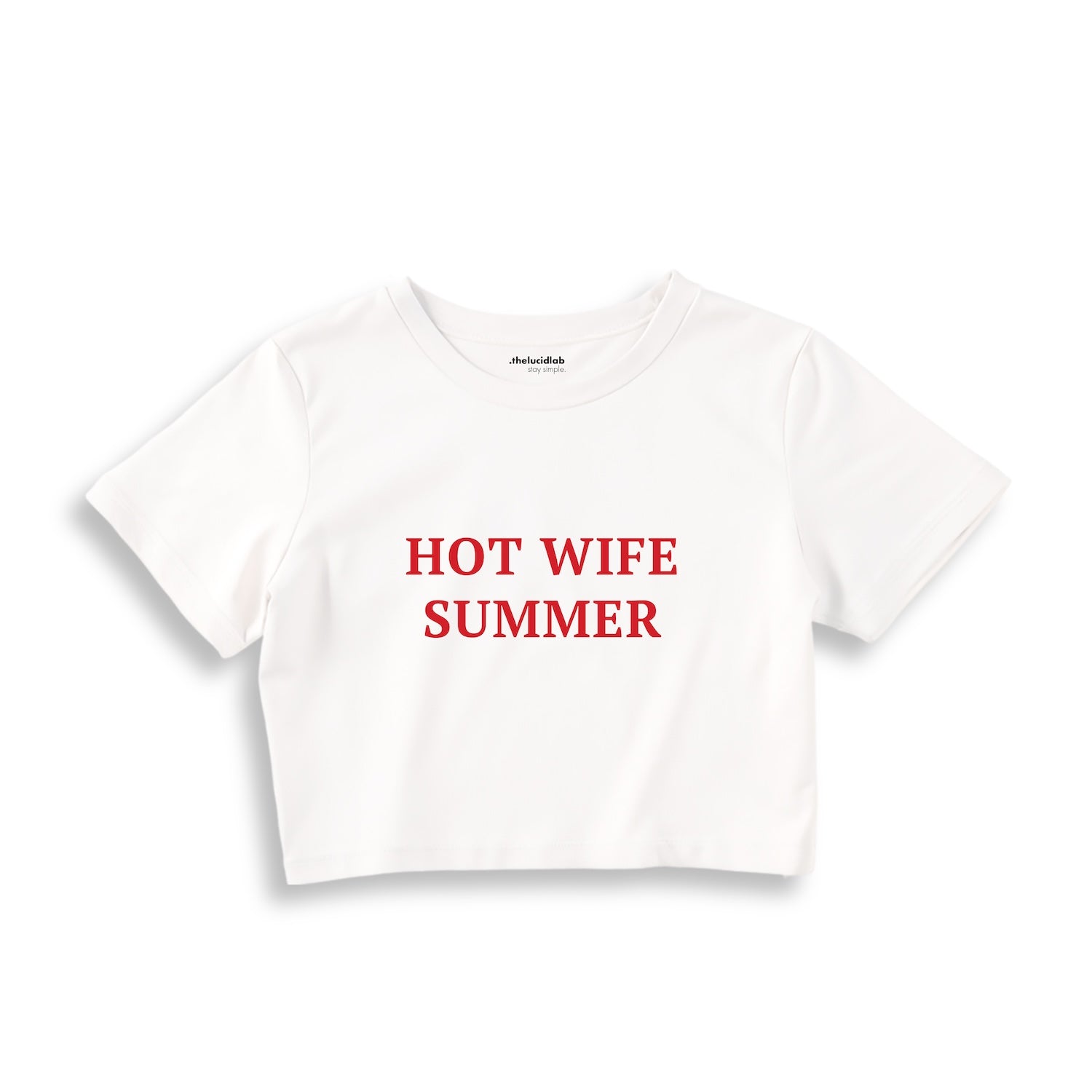Hot Wife Summer Crop Tişört
