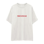 Private Bitch Club Oversize Tişört