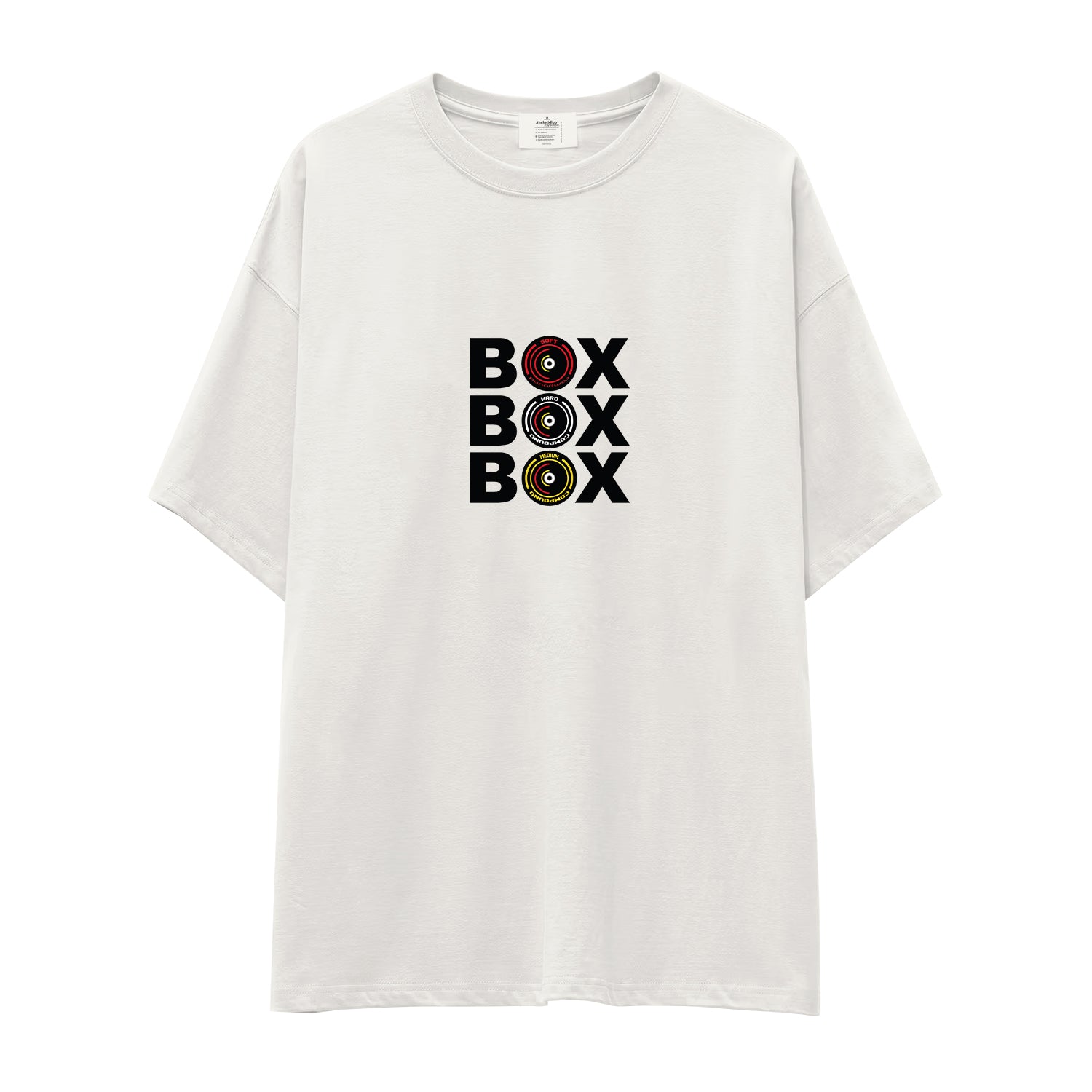 Box Box Box Oversize Tişört