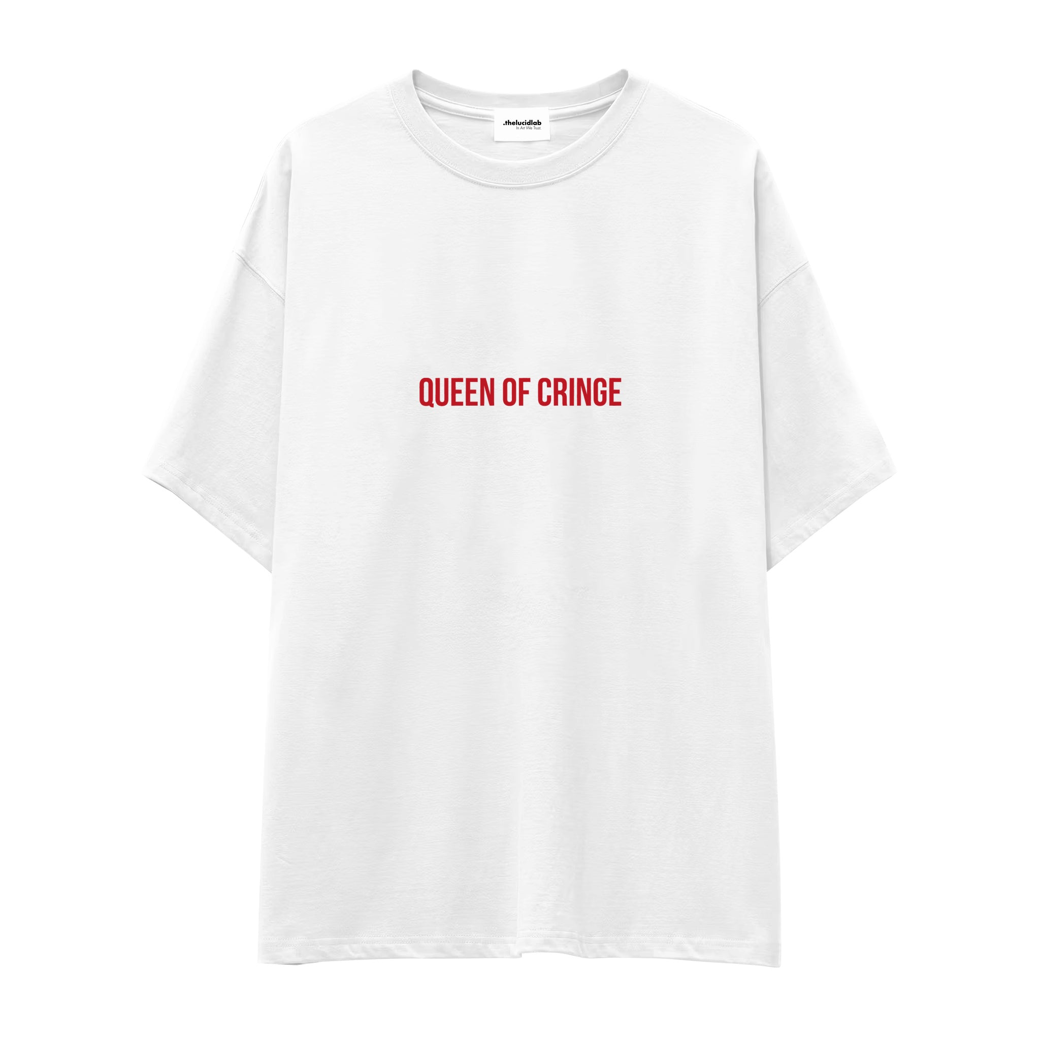 Queen Of Cringe Oversize Tişört
