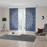Blue Bohemian Mandala Fon Perde